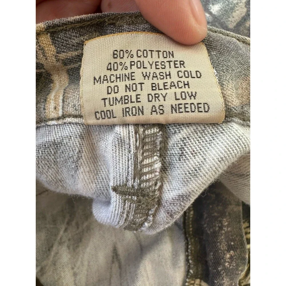 Whitewater Ducks Unlimited Camo Cargo Hunting Pants Mens Lg, Adjustable Realtree
